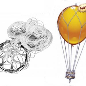 Modellballon mit Netz und kleinem Körbchen