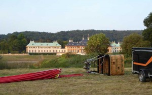 Ablauf-Landung-augedrueckt